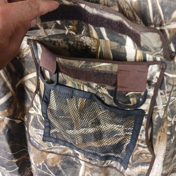 Cabelas Dry Plus Chest Waders Camo Size 13T Realtree Max-5 600 Thinsulate Ultra - Picture 9 of 16